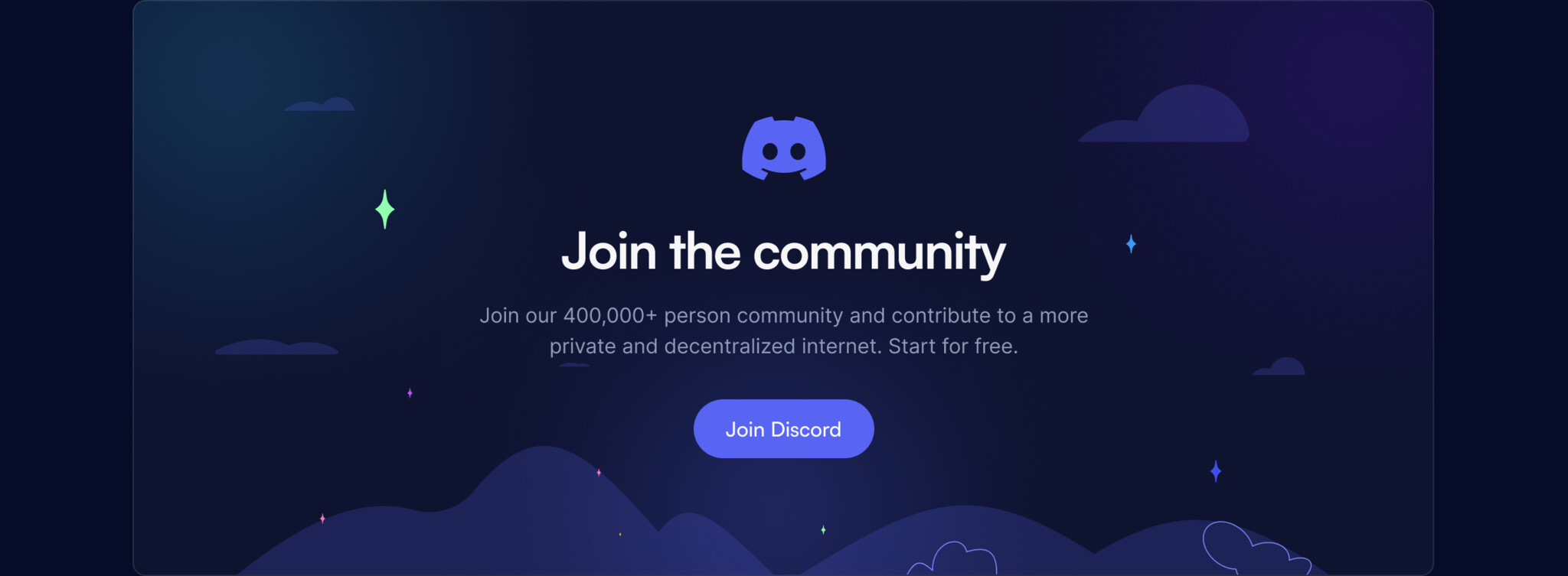 Join the community on Discord