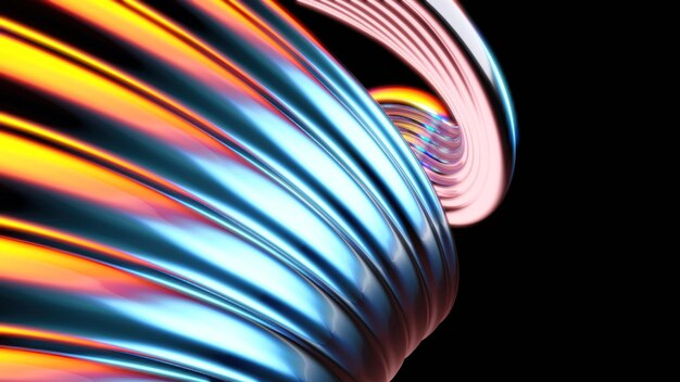 Metallic swirl