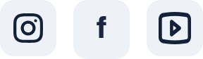 Instagram, Facebook and YouTube